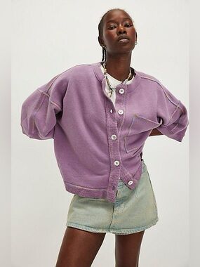 FREE PEOPLE MATILDA SWEATSHIRT NWT Size S